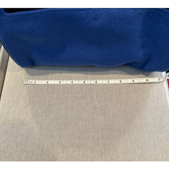 Blue Insulated Lunch Tote Bag with Black Handles Portable Cooler Work School - Picture 7 of 8